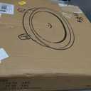 ELAFROS 30 Gallon and 55 Gallon Heavy Duty Plastic Drum Dolly  Durable Plastic Drum Cart 900 lb. Capacity- Barrel Dolly with 5 Swivel Casters Wheel,Blue (1 Pack)