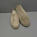 Women's Fuzzy Cozy Warm Slippers Indoor and Outdoor Slip On Cute House Fluffy Clogs (Size 10, Beige)