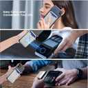 for MagSafe Wallet Stand, Multi-Slot,Compatible with iPhone Series, Super Strong Magnetism Strength, Slim, Features a Magnetic Ring, Compatible with Most Smartphones.Stylish Phone Wallet(Light Gray)