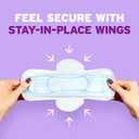 Poise Ultra Thin Incontinence & Postpartum Pads with Wings for Bladder Leaks, 4 Drop Moderate Absorbency, Regular Length, 90 Count, Packaging May Vary
