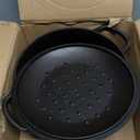 6 QT Basics Cast Iron Dutch Oven Pot with Lid and Dual Handles, Oven Safe up to 500F Large Cooking Pan,Bread Oven