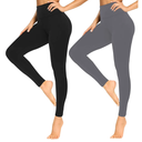 FULLSOFT Soft Leggings for Women - High Waisted Tummy Control No See Through Workout Yoga Pants XL