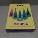 Y-STOP Kids Pod Swing Seat, Hanging Hammock Chair with Inflatable Pillow, Sensory Swing Chair with Pocket for Indoor and Outdoor (Blue Yellow)