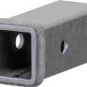 CURT 49060 2-Inch x 6-Inch Weld-On Raw Steel Trailer Hitch Receiver Tube, 1 Count (Pack of 1)