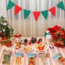 Funrous 100 Pcs Christmas Goodie Bags with Toppers Self-Adhesive Magical Christmas Reindeer Treat Bag Snowman Soup Food Candy Cellophane Bags Plastic Xmas Favor for Wrapping Baking Food Winter Gift