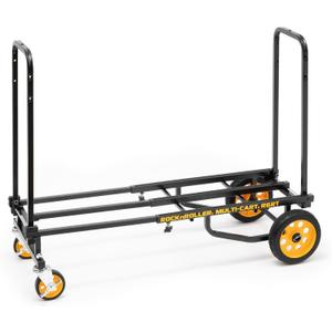 Rock-N-Roller R6RT (Mini) 8-in-1 Folding Multi-Cart/Hand Truck/Dolly/Platform Cart/29" to 42.5" Telescoping Frame/500 lbs. Load Capacity, Black