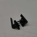 JO.KO Entry Door Lock Set, Square Door Lever for Bedroom, Passage Door Privacy Locking Interior/Exterior Entry Door Knob/Heavy Duty (1 Pack, Matte Black)