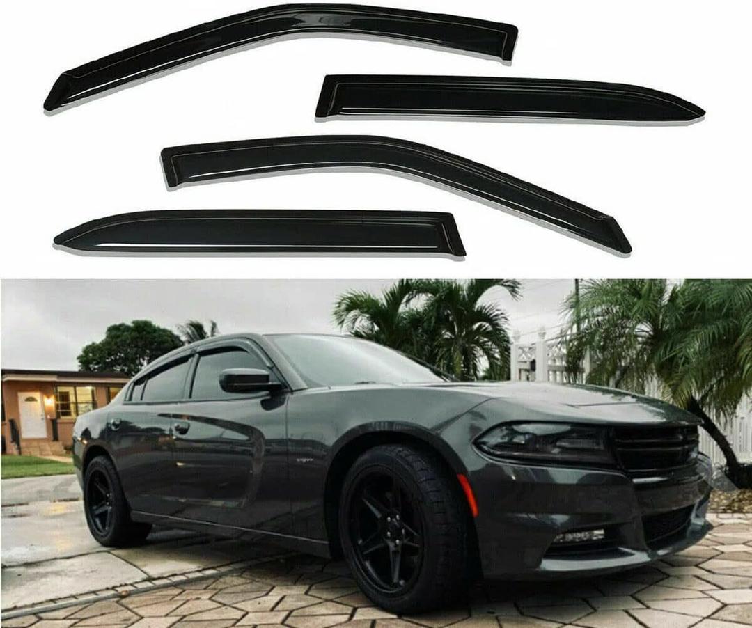 94313 Tape-On Rain Guard 4-Piece for 2011-2020 Dodge Charger Windows