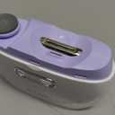 Electric Nail Clipper, 2-in-1 Nail Trimmer with Polisher, 2-Speed Safe Fingernail Trimmer for All Ages, Rechargeable Automatic Nail Clipper with Light, Manicure Set for Baby Kids Seniors & Weak Hands