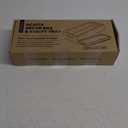 Handmade Toilet Tank Basket Topper & Vanity Tray Set of Natural Acacia Wood by DEMIGO, Created by Skilled Artisans, Smooth, Durable, Attractive Decor for Bathroom, Kitchen, Home, Spa (Brown)