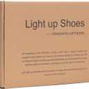 APTESOL Unisex LED Shoes High Top Light Up Sneakers for Women Men, Size 37