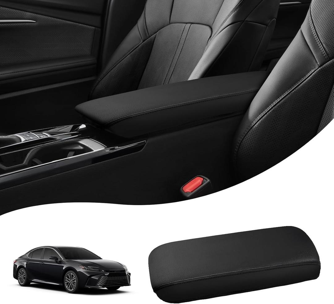 Autorder Center Console Cover for 2025-2026 Toyota Camry Accessories Armrest Cover Anti-Scratch Middle Console Pad Leather Armrest Protector