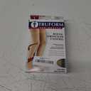 Truform 30-40 mmHg Compression Stockings for Men and Women, Thigh High Length, Dot-Top, Closed Toe, Beige, (XL (1 Pair))