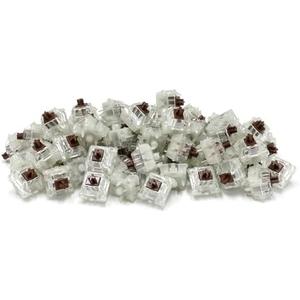 Glorious MX2A RGB 5 Pin Switch Brown Axis 70pcs Clear Housing for RGB Keyboard FKSW70CH/M-RZ
