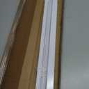 No Tools No Drill 1" Cordless Mini Blinds, Horizontal Light Filtering Blind, Vinyl Blinds for Indoor Windows 25.5" W x 36" H, White.