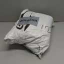 10x10ft Wrinkle Free White Backdrop Curtain for Parties Soft Fabric Drapes Wedding White Curtain Backdrop for Birthday Party Decorations Background for Photography 5x10ft, 2 Panels