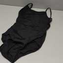 WYHDY Women Camisole Ballet Leotard for Dance Round Neck, Full Front Lining, Lace Bow Back, Medium