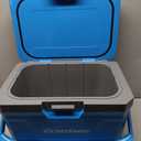 EchoSmile 20 Quart Insulated Cooler, Portable Hard Shell Ice Chest, Blue