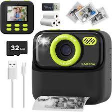 Mgaolo Kids Camera Instant Print Photo,Children Digital Camera Toys Gift with HD Video for Girls Boys 3-12 Age,Chritmas Birthday Festival Present for 3 4 5 6 7 8 9 Year Old Child (Purple)