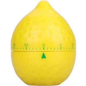 Kitchen Mechanical Timer, Lemon Shape Counters for Home Manual Smell Compact High Cooking Timing Tool