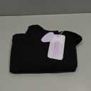 MANGOPOP Women's Mock Turtle Neck Slim Fit Long Sleeve Shirts Fall Fashion Tight Tops Basic Tee Winter Undershirt (Medium, Black)