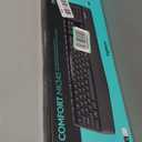 Logitech MK345 Wireless Keyboard and Mouse Combo with Palm Rest, 2.4 GHz USB Receiver, Compatible with PC, Laptop, Black (1 Pack)