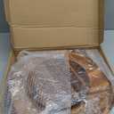 TIDITA 16" Acacia Wood Lazy Susan for Table Top - Wooden Turntable Serving Tray for Charcuterie Boards Cheese Board - Extra Large Black Round Lazy Susan Organizer - Kitchen Revolution for Cabinet