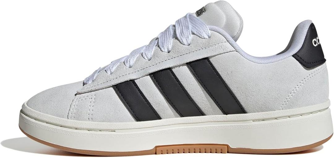Adidas Women's Grand Court Alpha 00s Shoe (9.5, Crystal White/Black/Off White)