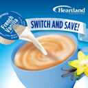 Heartland Non Dairy Liquid Coffee Creamer, French Vanilla, 200 Single Serve Cups, Shelf Stable, No Refrigeration, Best By: JUN 10 2026