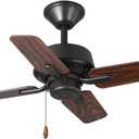 Progress Lighting Drift 32" Ceiling Fan, Architectural Bronze, 5 Blade