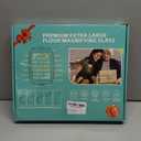 30X 10X Extra Large Floor Magnifying Glass with Light and Stand, 60 LED Flexible Gooseneck Floor Magnifying Lamp with 5 Color Modes, 2-in-1 Lighted Magnifiers for Close Work, Sewing, Crafts, Painting