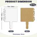 12 Pcs Sublimation Graduation Fans Blank 12"x8", MDF Sublimation Grad Fans Sign, Wood 2026 Sublimation Graduation Blanks Bulk for DIY Photo Gifts, Picture Frame, Ceremony, Party (Style 2026)