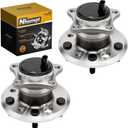 2X Rear Wheel Bearing Hub Assembly fit for Toyota Camry 2002-2011, Avalon 2005-2012, for Lexus ES350 2007-2012, Solara 2004-2008, Highlander 2001-03, ES330 ES300 with ABS 512207 512206 5lug
