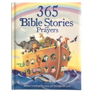 365 Bible Stories and Prayers Padded Treasury - Gift for Easter, Christmas, Communions, Baptism, Birthdays (Little Sunbeams) Hardcover