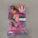 Barbie Mermaid Toy Dolls with Surprise Magic Blooming Flowers Feature, Ombre Tails, Pearl Headband Accessory & Long Brown Hair with Purple Highlights