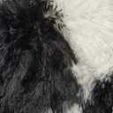 KICMOR 8x10 Area Rugs for Living Room, Large Fluffy Soft Black and White Checkered Shag Shaggy Bedroom Carpets, Indoor Big Fuzzy Plush Rug for Kids Boys Girls Teen Dorm Nursery Home Decor Aesthetic