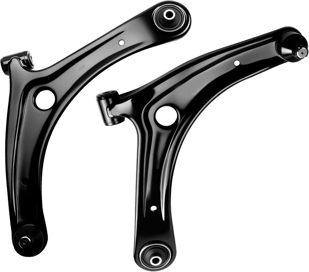 2Pcs Front Lower Control Arm with Ball Joint Compatible with Jeep Compass Patriot & Dodge Caliber 2007 2008 2009 2010 2011 2012 2013 2014 2015 2016 2017 Replaces K620066, K620065