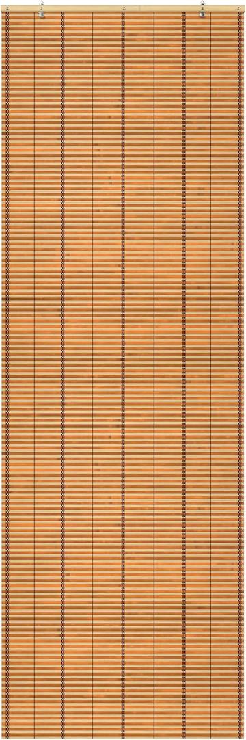 Red Lantern Burnt Bamboo Cordless Window Shade - Two-tone Honey, 24" Wide Red Lantern Burnt Bamboo Cordless Window Shade - Two-tone Honey, 24" Wide