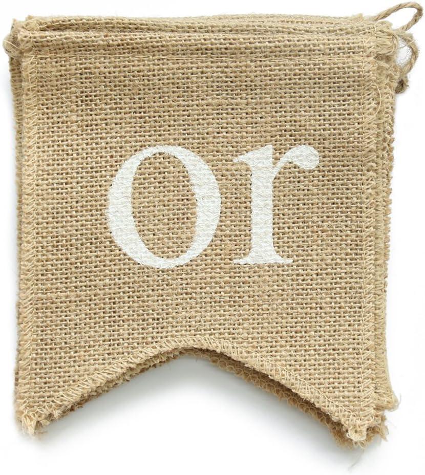 dealzEpic - BOY OR GIRL - Rustic Burlap Banners for Baby Shower or Gender Reveal Party Decoration - Swallowtail Shaped Banners with Stitched Edges