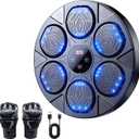 Music Boxing Machine for Adults Kids, Smart Bluetooth Punching Trainer with Gloves, Boxing Workout Equipment Target for Home, Office, Gym