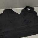 Zeagoo Women's Square Neck Sleeveless Crop Tops 2026 Cute Double Layer Casual Slim Fit Trendy Tank Tops (X-Large, Black)