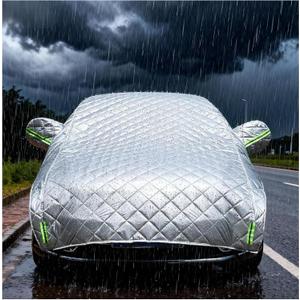Hail Protector Car Cover Custom Fit for SUV Jeep-Length (181 to 205In) Outdoor Anti Hail Car Covers Waterproof All Weather with Wind Straps for Snow Rain Dust Protection