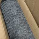 Extra Large Indoor/Outdoor Entrance Mat - 4 x 5 Feet, Rubber Border Door Mat Heavy Duty, Waterproof, Low-Profile, Easy to Clean, Rubber Entry Mat,Commercial Floor Mat, Charcoal Grey