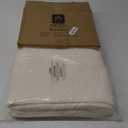 PHF Ultra Soft Waffle Weave Blanket Queen Size 90"x 90"- Washed Lightweight Breathable Cozy Woven Blanket for Bed - Aesthetic Decor for Couch Bedding Sofa Home Car - Coconut White