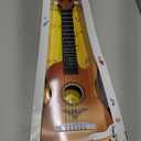 23" Acoustic Guitar, Kids 6 String Toy Guitar - Realistic Steel Strings - Beginner Practice First Musical Instrument for Children, Toddlers (Brown)