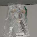 Pigort 3 Pieces Metal Flowers Wall Art- Rustic Farmhouse Decor Minimalist Decor for Living Room Bathroom Bedroom Dining Room, Housewarming Gifts Christmas Decoration(Beige, Vase-C)