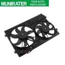 munirater Radiator Cooling Fan Replacement for Jetta 2005-2008/2014-2015 Replacement for A3 CC Beetle Passat