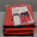 Christmas Extra Large Ornament Storage Container - Box Stores Up to 48 – 6” Ornaments – With 4 Individual Trays -Heavy Duty 600D Tear Resistant Material, Zippered, Adjustable Dividers 