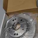 ACDelco Silver Rear Brake Rotor 18A1339A | GM 19261833 Brake Rotors for Select Honda Accord, Acura RDX and more