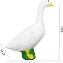 Desk Goose7 Inch Desk Goose Ornament for Office & HomeMini Goose GiftsResin